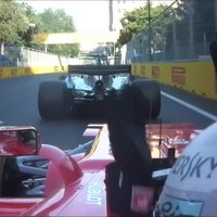 F-1 nesaskata pārkāpumus Hamiltona rīcībā Azerbaidžānas 'Grand Prix' laikā; Fetels saņem sodu