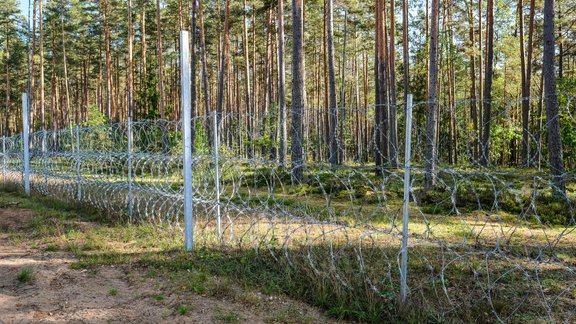 Latvijas-Baltkrievijas "zaļā" robeža, robežas žogs - 16