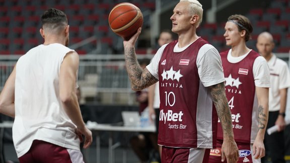 Basketbols, Latvijas izlases treniņš 2022. novembrī