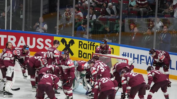 Hokejs, pasaules čempionāts 2023, ceturtdaļfināls: Latvija - Zviedrija - 1