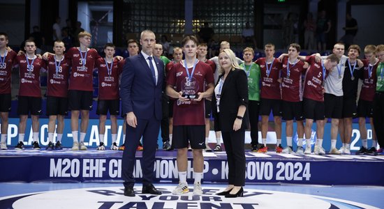 Latvijas U20 handbolistiem sudrabs Eiropas čempionātā B divīzijā