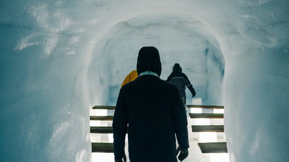 Ledus tunelis, Islande, Langjökull ledājs