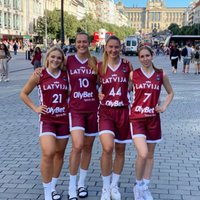 Latvijas 3x3 basketbolistes Pasaules sērijas posmā Prāgā neizkļūst no apakšgrupas