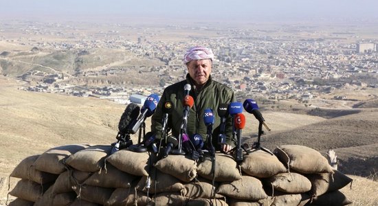 Kurdistānas neatkarība ir manas 'misijas' galapunkts, paziņo Barzani