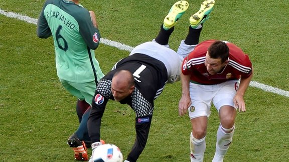 keeper Gabor Kiraly, Portugal Ricardo Carvalho, Akos Elek