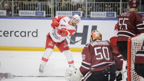 KHL spēle: Rīgas Dinamo - Maskavas Spartak