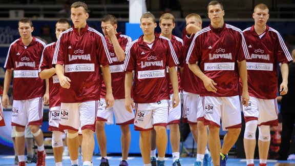 EČ basketbolā: Latvija - Vācija - 2