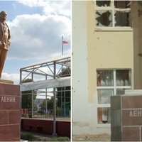 Sudžā nogāzts ļeņineklis; operācijai Kurskā jāmudina Maskava uz sarunām