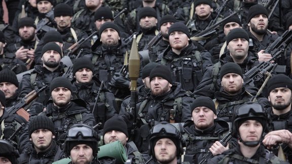 Chechen special forces soldat