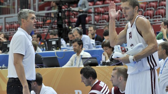 EČ basketbolā: Latvija - Maķedonija