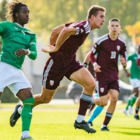 Latvijas U-21 futbolistiem neizdodas izglābties pret grupas līderi Īriju