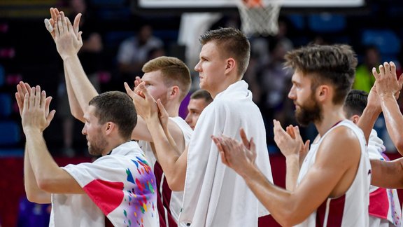 Basketbols, Eurobasket 2017: Latvija - Melnkalne - 113