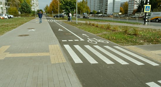 ФОТО. В Риге открыта велодорожка "Центр - Зиепниеккалнс"