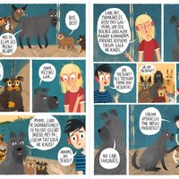 Stāsts par Maskačkas runājošajiem suņiem pārtapis komiksu grāmatā