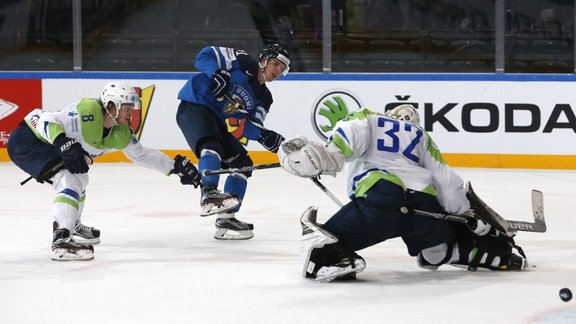 Hokejs, pasaules čempionāts: Somija - Slovēnija