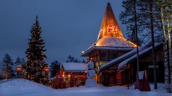 Santaklausa māja, Ziemassvētki, Lapzeme, Rovaniemi