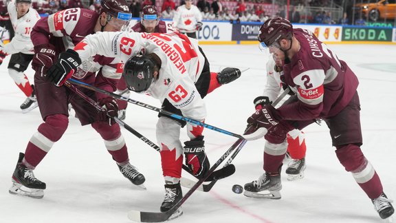 Hokejs, pasaules čempionāts: Latvija - Kanāda - 100