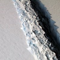 No Antarktīdas var atdalīties tūkstošiem kvadrātkilometru liels aisbergs, lēš pētnieki