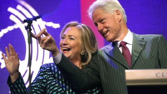 Hillary Clinton and Bill Clinton