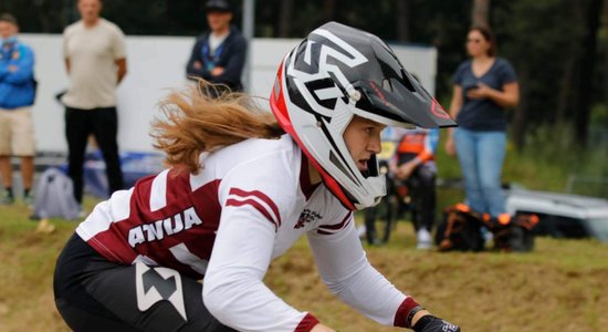 Stūriška U-23 Pasaules kausa posmā BMX riteņbraukšanā izcīna otro vietu