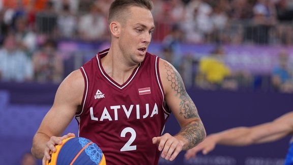 3x3 basketbols, Parīzes olimpiskās spēles: Latvija - Francija