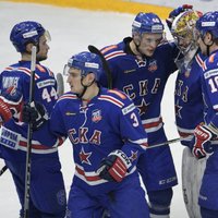 Znaroka un Vītoliņa vadītā SKA KHL mačā uzvar 'Severstaļ'