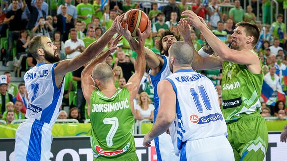 EČ basketbolā: Slovēnija - Grieķija - 21