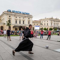 Foto: Krakovā sākas Pasaules jauniešu dienas