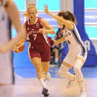 Latvijas U-18 basketbolistes uzvar arī EČ grupu turnīra noslēdzošajā mačā