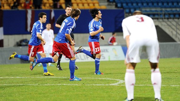 PK futbolā: Latvija - Lihtenšteina - 4