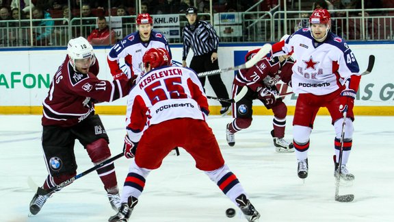 Hokejs, KHL spēle: Rīgas Dinamo - Maskavas CSKA - 6