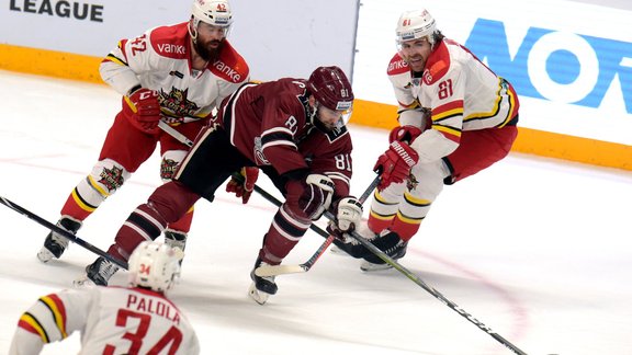 Hokejs, KHL spēle: Rīgas Dinamo - Pekinas Kuņluņ Red Star