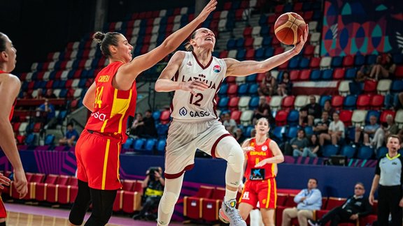 Eiropas čempionāts basketbolā sievietēm: Latvija - Spānija, basketbols, Latvijas sieviešu basketbola izlase