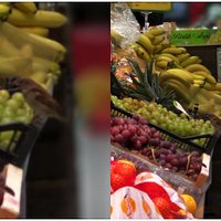 Lasītāja foto: Lielveikalā Mārupē zvirbulis našķējas ar vīnogām