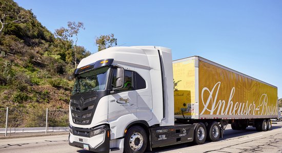'Nikola' elektriskais kravas auto ar 500 km sniedzamību nonācis Eiropas tirgū