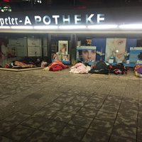 Aculiecinieks: Bēgļu krīze Frankfurtes ielās