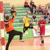 Latvijas spēcīgāko handbola komandu duelī 'Tenax' pārliecinoši uzvar 'Celtnieku'