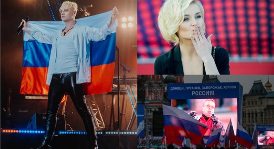 Virkne Krievijas popzvaigžņu beidzot pakļautas ES sankcijām