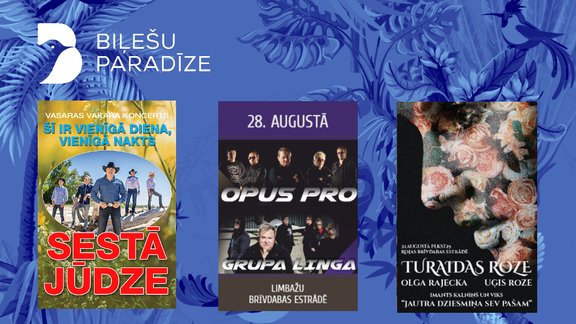 Augusts kopā ar 'Sesto jūdzi', 'Linga' un 'Opus Pro' un 'Turaidas rozi'