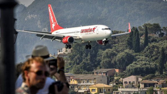 tūristi lidmašīna Corendon Airlines