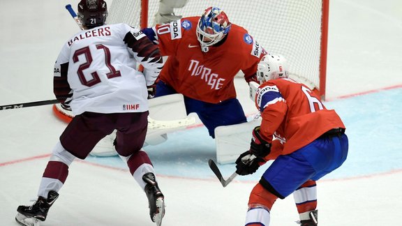 Hokejs, pasaules čempionāts 2018: Latvija - Norvēģija - 57