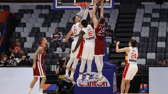 Basketbols, Pasaules kauss: Latvija - Spānija - 1