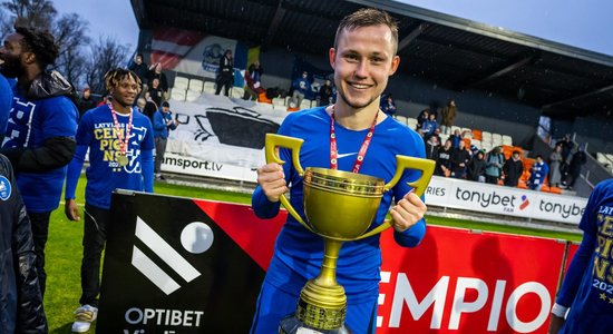 Ikaunieks pirmo reizi karjerā nosaukts par Latvijas gada labāko futbolistu