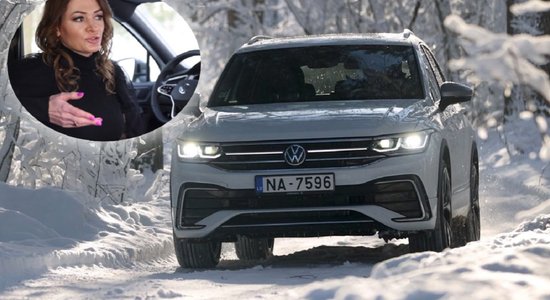 Video: Karīna Račko iepazīst 'VW Tiguan Allspace' apvidnieku