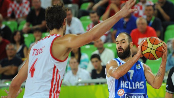 EČ basketbolā: Grieķija - Horvātija - 1