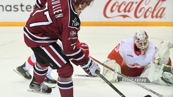 Hokejs, KHL spēle: Rīgas Dinamo - Maskavas Spartak - 42