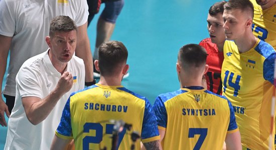 Krastiņš ieved Ukrainas volejbolistus Eiropas čempionāta astotdaļfinālā