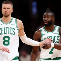 Porziņģis tomēr dodas laukumā un aizvada rezultatīvu sniegumu "Celtics" neveiksmē