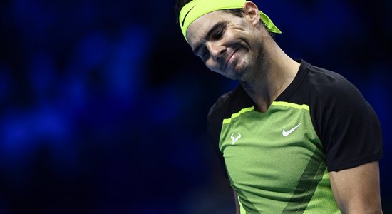 Nadalam jau otrā neveiksme ATP sezonas finālturnīrā