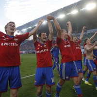 Cauņas pārstāvētā CSKA komanda Krievijas čempionāta spēlē paglābjas no zaudējuma